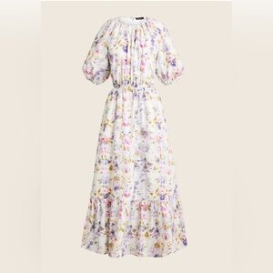 J. Crew x Flora Obscura Kaleidoscope Cut Out Dress in Size 12P NWT